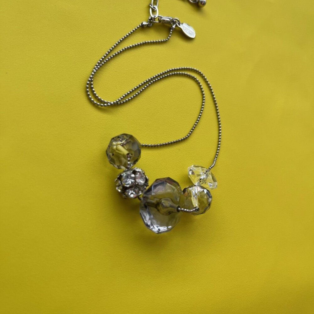 Express adjustable Choker Necklace, Silver